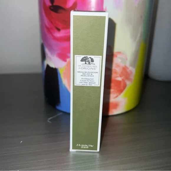 NIB Origins Mega-Mushroom Relief and Resilience Soothing Gel Cream for Eyes - Picture 2 of 5